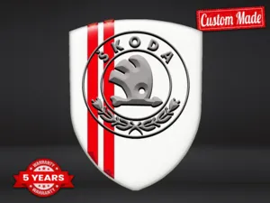 Skoda Stickerdruck Exklusiv Minimal Pro Hochwertig
